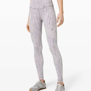 Lululemon Wunder Under High-Rise Tight 28" *Luxtreme Action Jacquard Moonphase